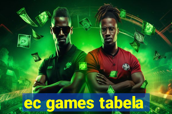 ec games tabela